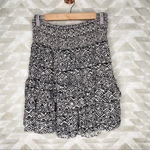 Lauren Ralph Lauren smocked tiered printed skirt